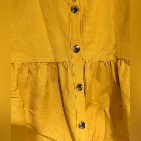 Peplum linen blend top - Picture 5 of 5